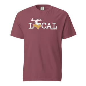 Texas Beer Mug Tee - Drink Local - COMFORT COLORS BRAND TEE Drink Beer Gear
