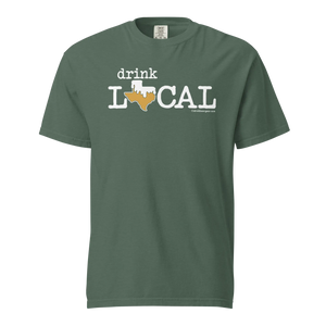 Texas Beer Mug Tee - Drink Local - COMFORT COLORS BRAND TEE Drink Beer Gear