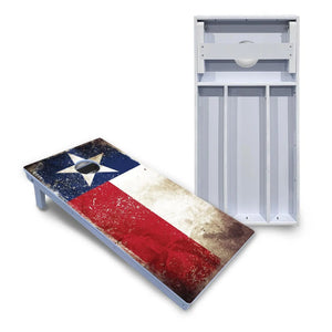 Texas Distressed Flag Cornhole Boards - All Weather Series Cornhole Solutions