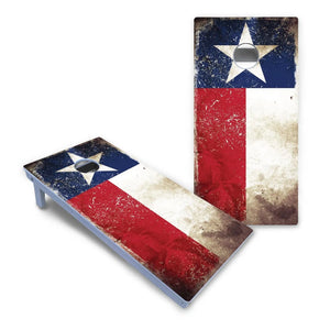 Texas Distressed Flag Cornhole Boards - All Weather Series Cornhole Solutions