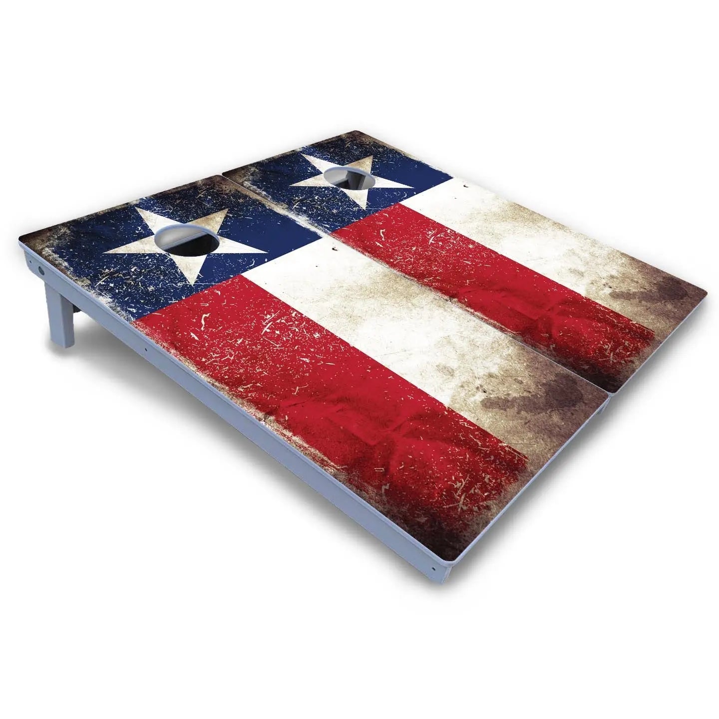 Texas Distressed Flag Cornhole Boards - All Weather Series Cornhole Solutions