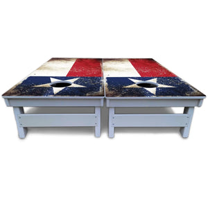 Texas Distressed Flag Cornhole Boards - All Weather Series Cornhole Solutions