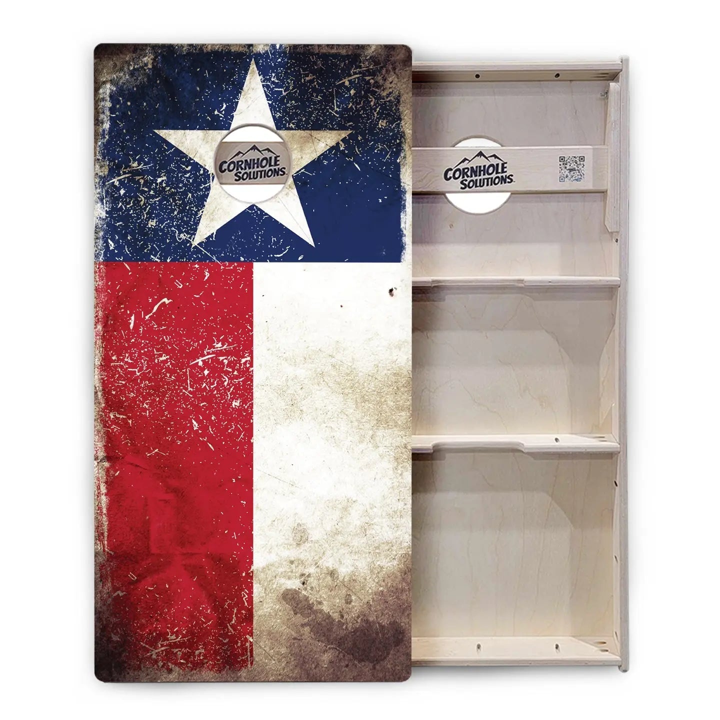 Texas Distressed Flag Cornhole Boards - Professional Tournament Series Cornhole Solutions