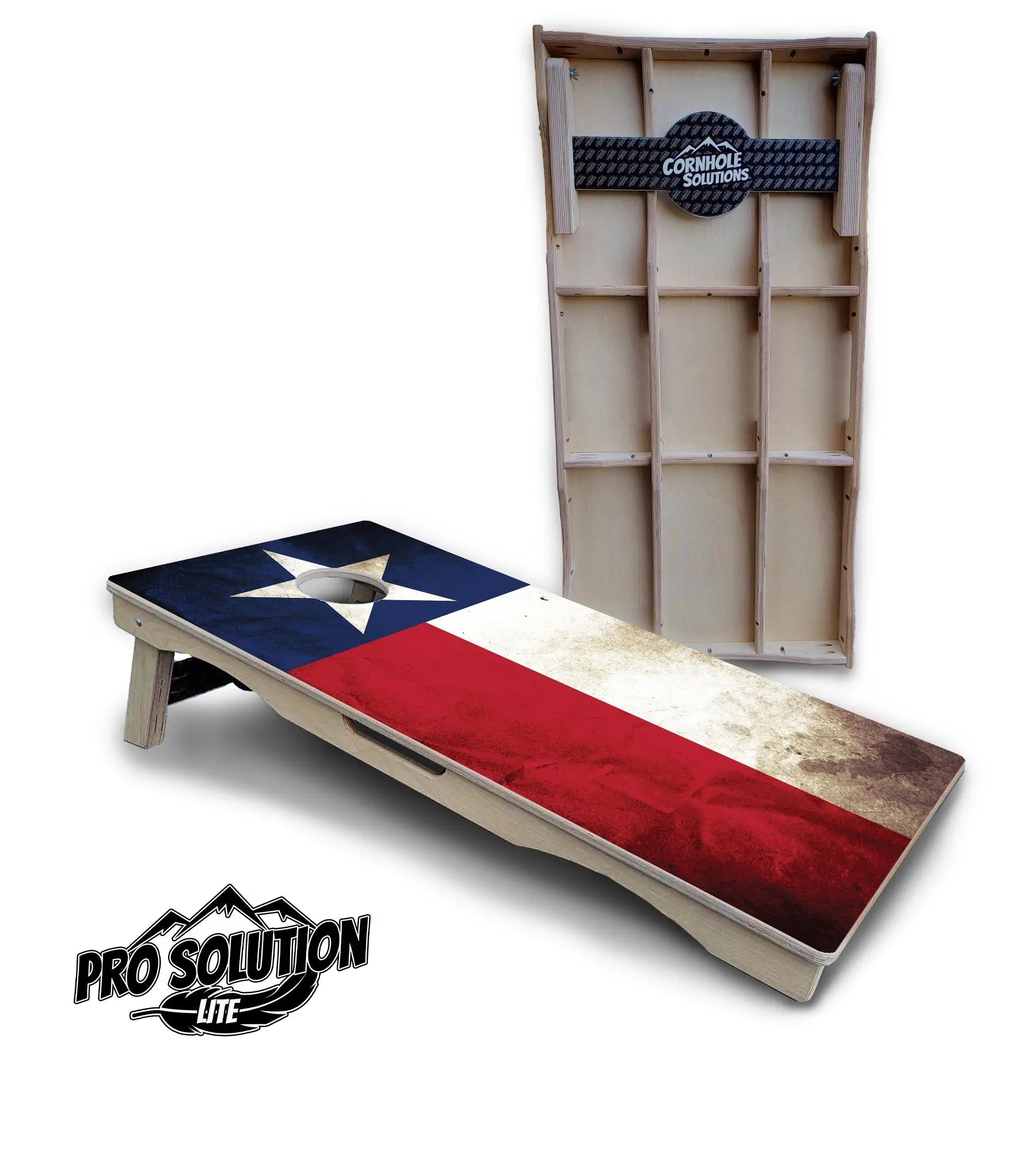 Texas Flag Cornhole Boards - Pro Solution Lite Series Cornhole Solutions