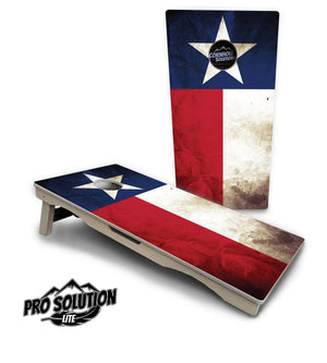 Texas Flag Cornhole Boards - Pro Solution Lite Series Cornhole Solutions