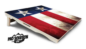 Texas Flag Cornhole Boards - Pro Solution Lite Series Cornhole Solutions