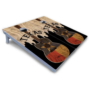 Texas Guitar Cornhole Boards - All Weather Series Cornhole Solutions