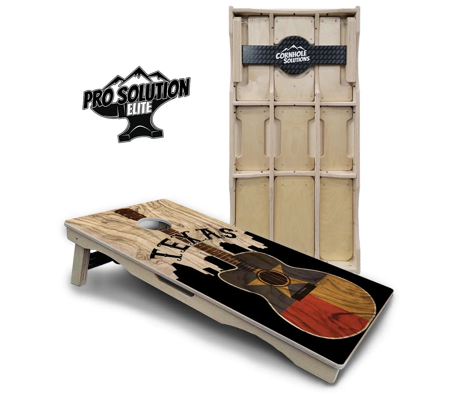 Texas Guitar Cornhole Boards - Pro Solution Elite Series Cornhole Solutions