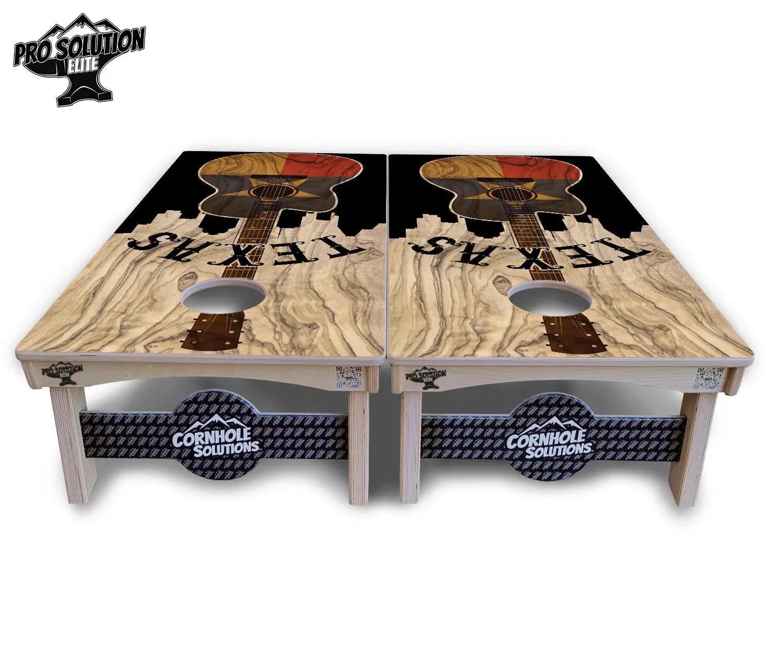 Texas Guitar Cornhole Boards - Pro Solution Elite Series Cornhole Solutions