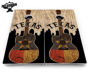 Texas Guitar Cornhole Boards - Pro Solution Elite Series Cornhole Solutions