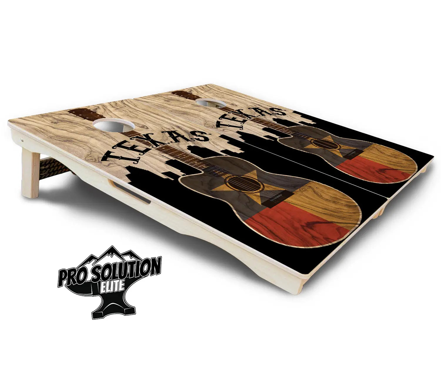 Texas Guitar Cornhole Boards - Pro Solution Elite Series Cornhole Solutions