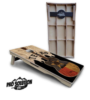 Texas Guitar Cornhole Boards - Pro Solution Lite Series Cornhole Solutions