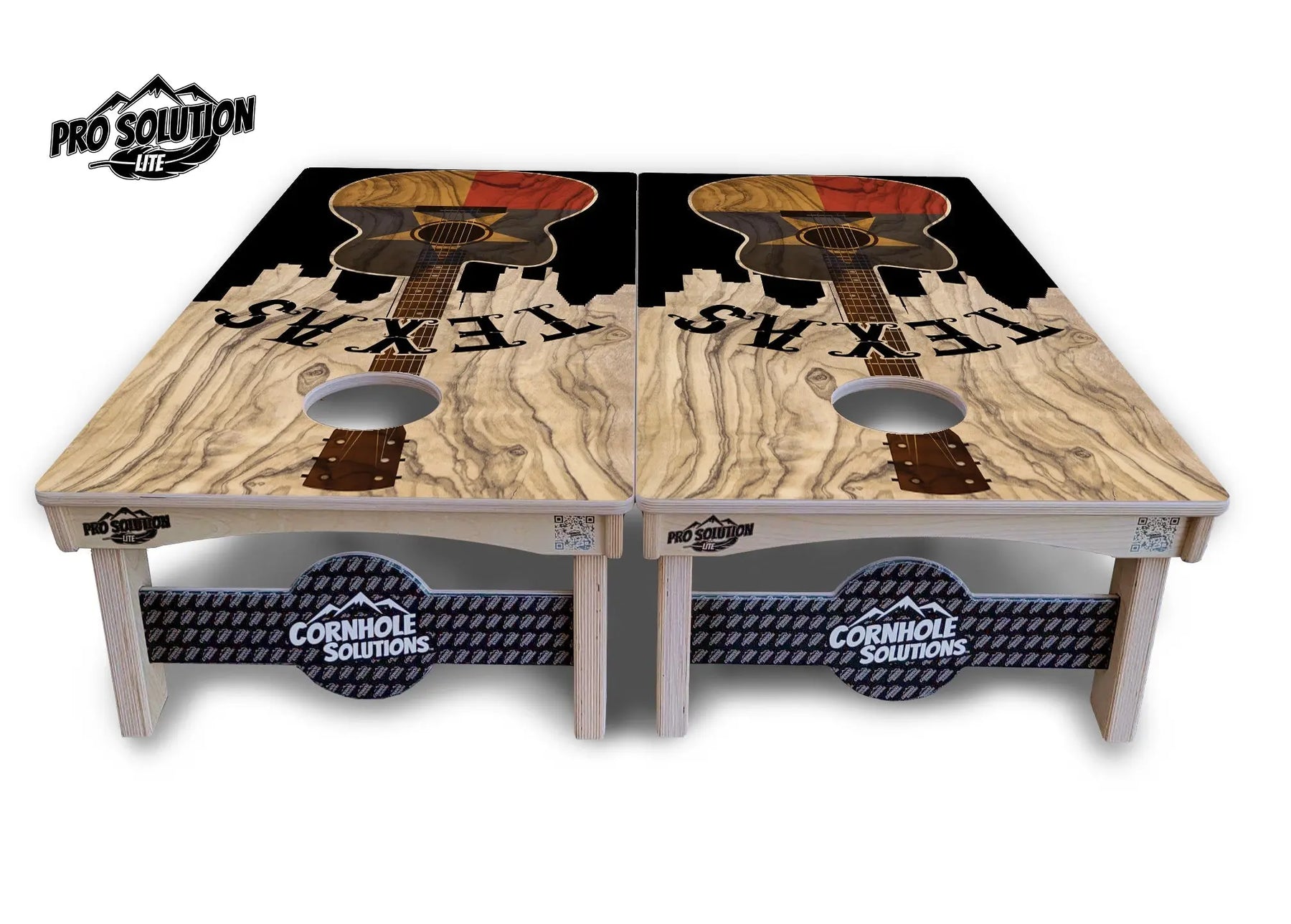 Texas Guitar Cornhole Boards - Pro Solution Lite Series Cornhole Solutions