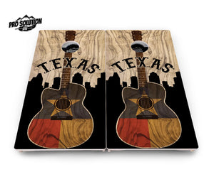 Texas Guitar Cornhole Boards - Pro Solution Lite Series Cornhole Solutions