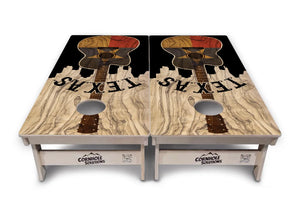 Texas Guitar Cornhole Boards - Professional Tournament Series by Cornhole Solutions, custom cornhole board detail photo 5