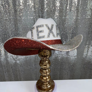 Texas Longhorns Hat Rhinestone Cowgirl