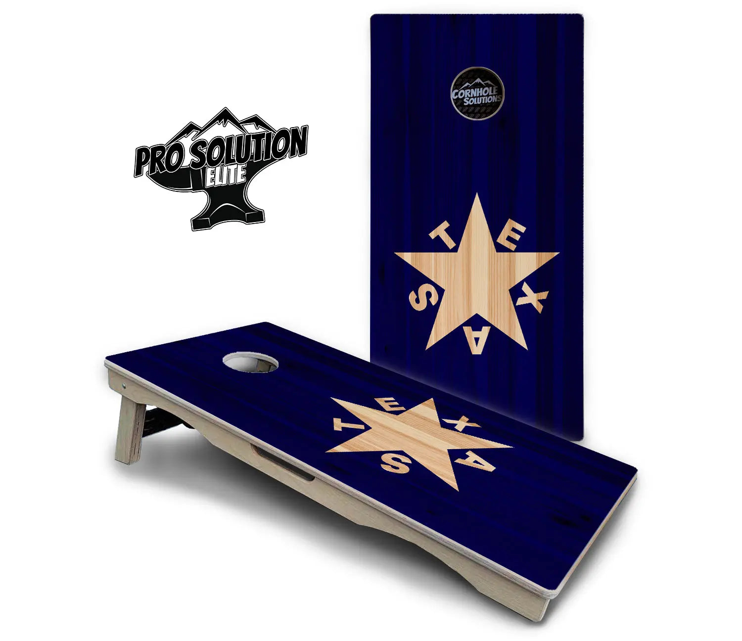 Texas Star Cornhole Boards - Pro Solution Elite Series by Cornhole Solutions, custom cornhole board detail photo 2