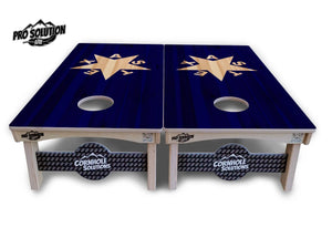 Texas Star Cornhole Boards - Pro Solution Lite Series by Cornhole Solutions, custom cornhole board detail photo 3