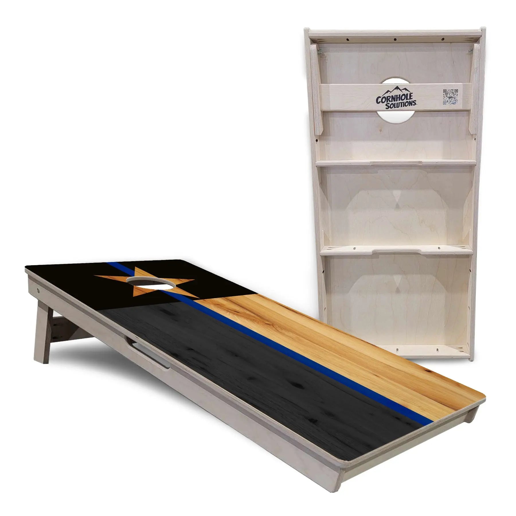 Texas Thin Blue Line Cornhole Boards - Professional Tournament Series
