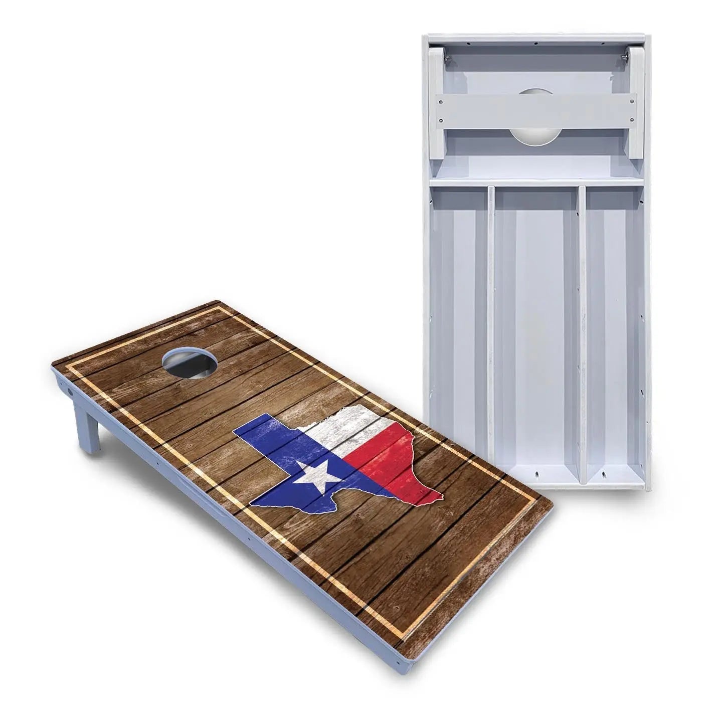 Texas Wood Slats Cornhole Boards - All Weather Series Cornhole Solutions