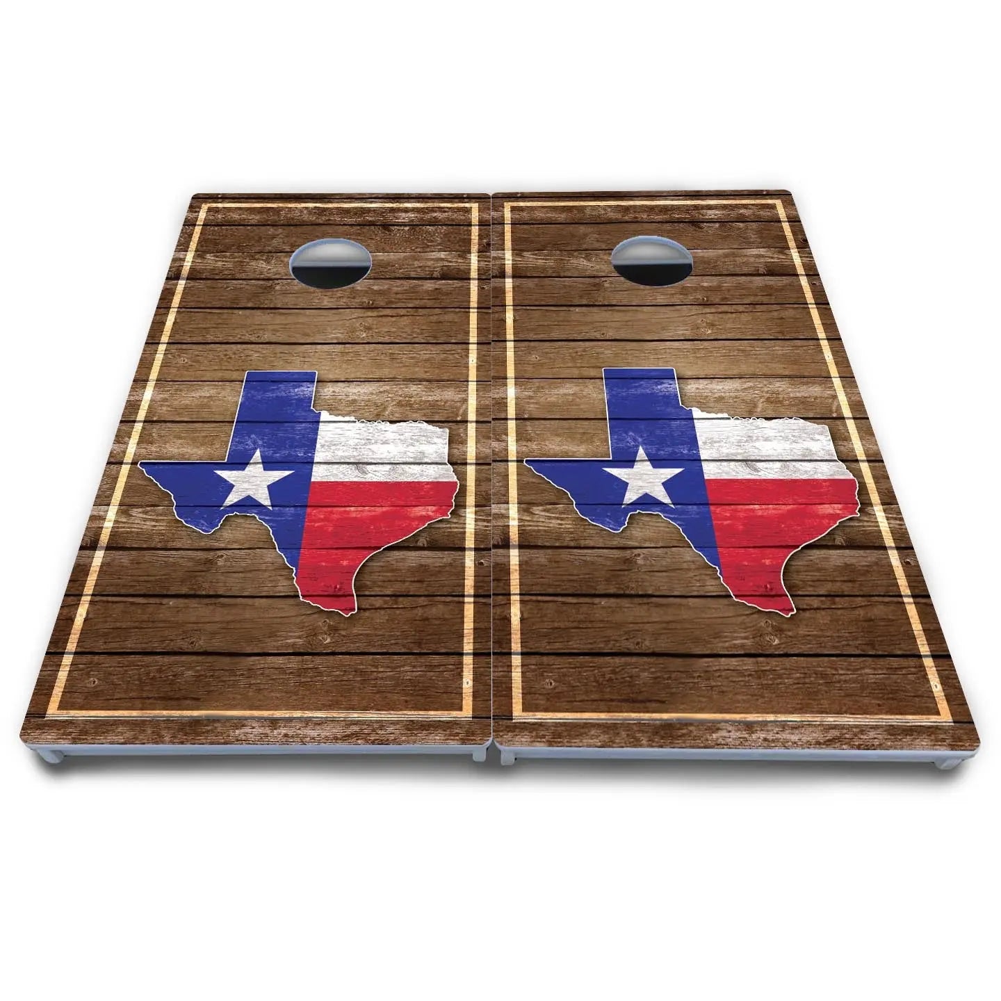 Texas Wood Slats Cornhole Boards - All Weather Series Cornhole Solutions