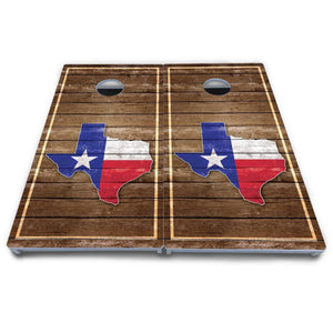 Texas Wood Slats Cornhole Boards - All Weather Series Cornhole Solutions