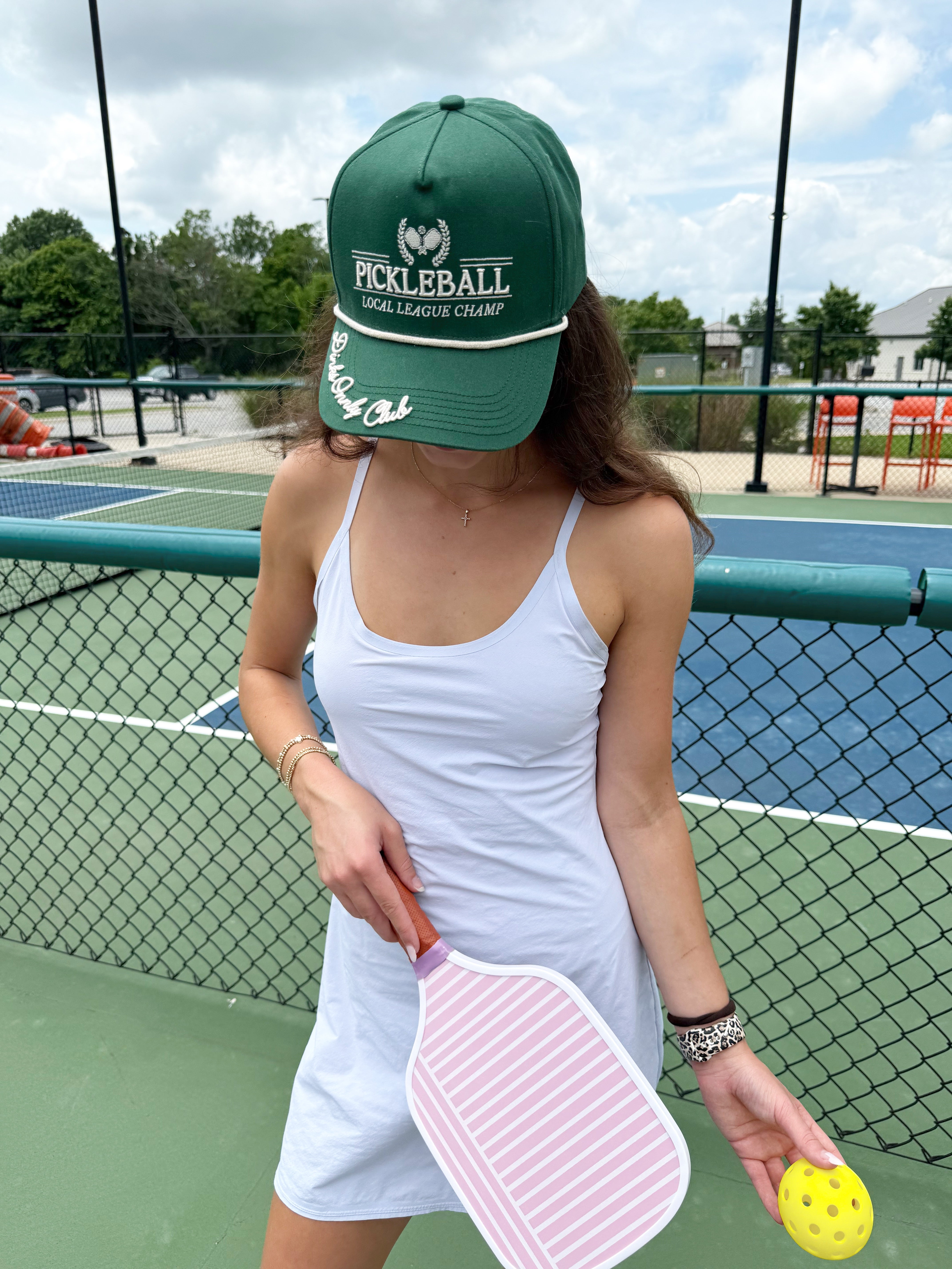 Pickleball Local League - Green Vintage Trucker Hat