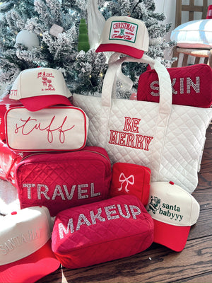 All I Want for Christmas is Cocktails - Red Vintage Trucker Hat by KenzKustomz, view 7