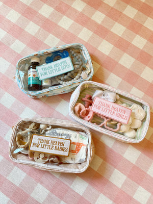 Thank Heaven - Medium Clear Bag by KenzKustomz, handmade leather goods main product photo