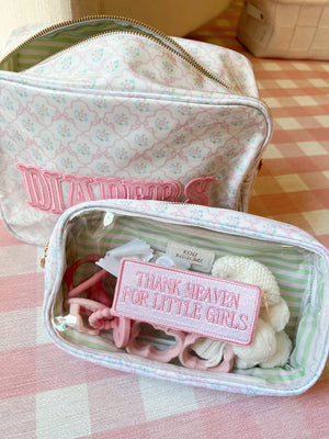 Thank Heaven - Medium Clear Bag by KenzKustomz, handmade leather goods detail photo 7