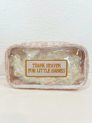 Thank Heaven - Medium Clear Bag by KenzKustomz, handmade leather goods detail photo 11