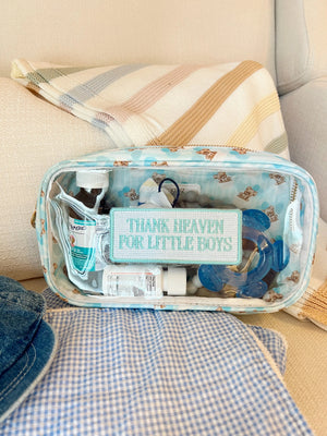 Thank Heaven - Medium Clear Bag by KenzKustomz, handmade leather goods detail photo 12