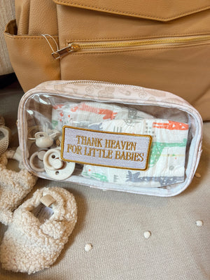 Thank Heaven - Medium Clear Bag by KenzKustomz, handmade leather goods detail photo 13