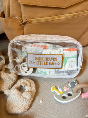 Thank Heaven - Medium Clear Bag by KenzKustomz, handmade leather goods detail photo 15