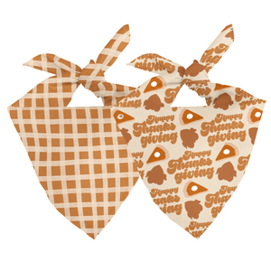 Thanksgiving Reversible Dog Bandana by Dog Bandana Co.