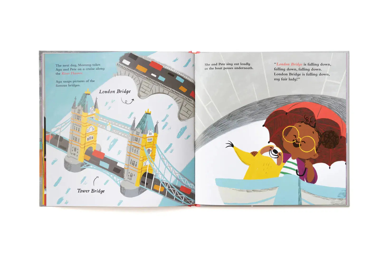 The Amazing Adventures of Aya & Pete in London! (Hardcover) Nola Tawk