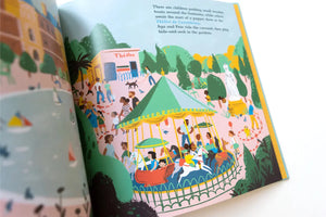 The Amazing Adventures of Aya & Pete in Paris! (Hardcover) by Nola Tawk, original artwork detail photo 2
