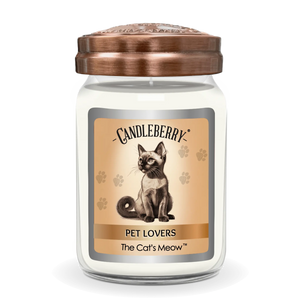 The Cat's Meow™ - Large Jar Candle (Collective) by The Candleberry® Candle Company, scented candle main product photo