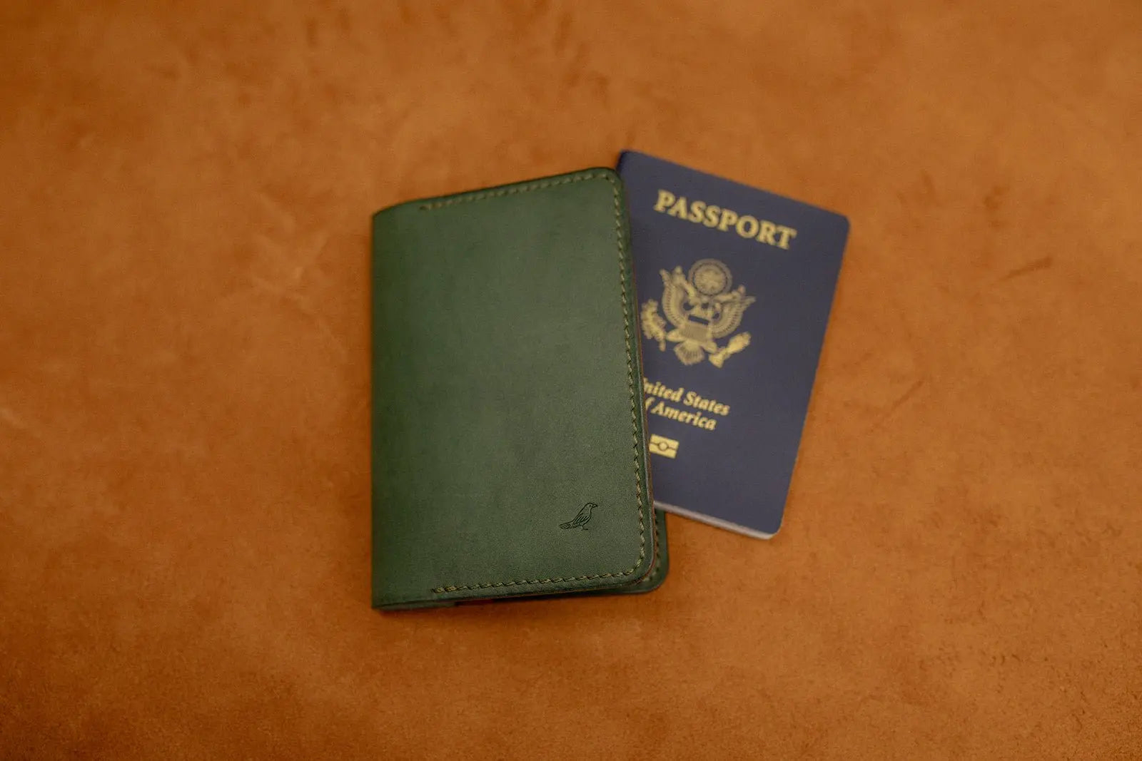 The Cistern Passport by Harland Handmade USA, handmade leather goods main product photo