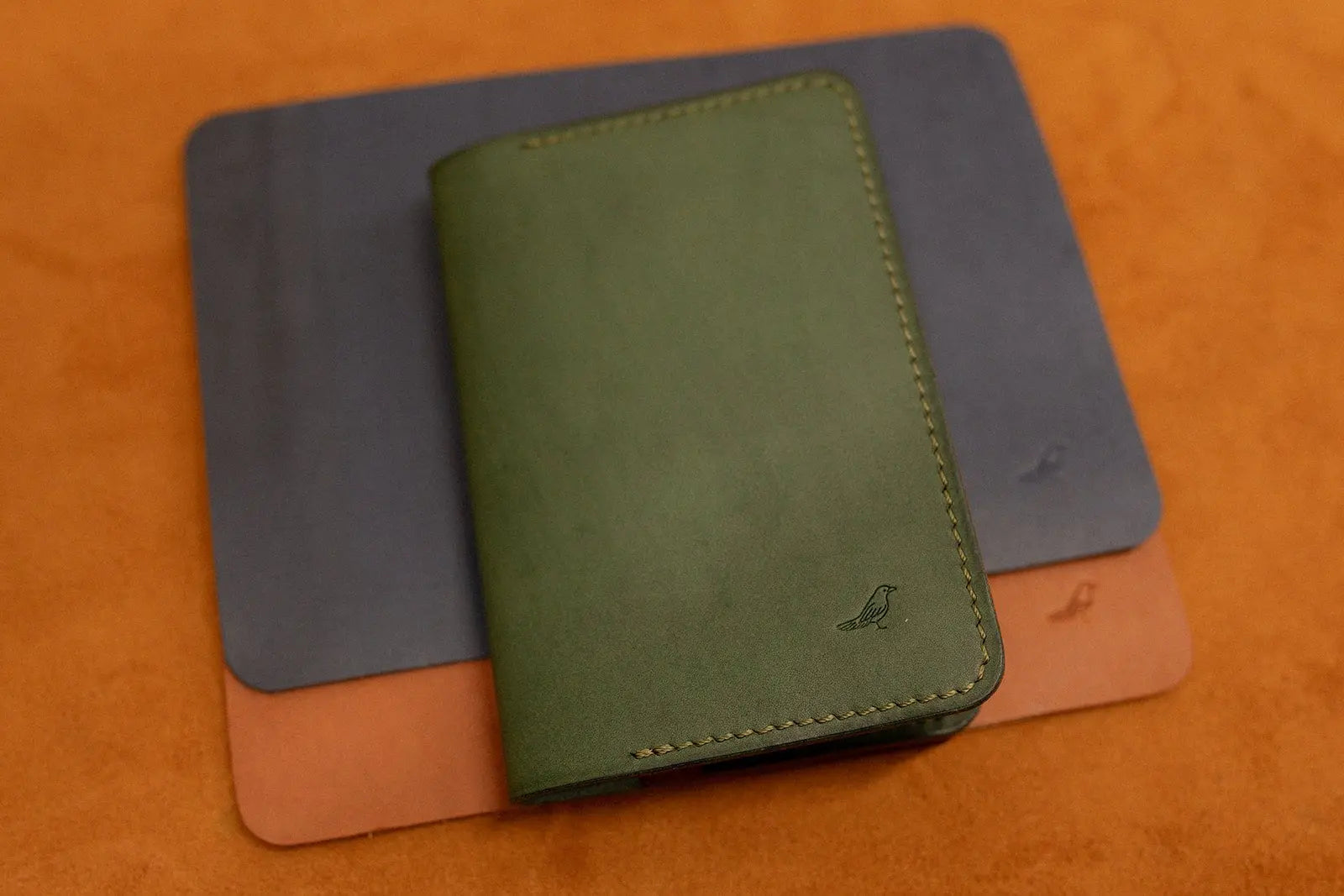The Cistern Passport by Harland Handmade USA, handmade leather goods detail photo 3