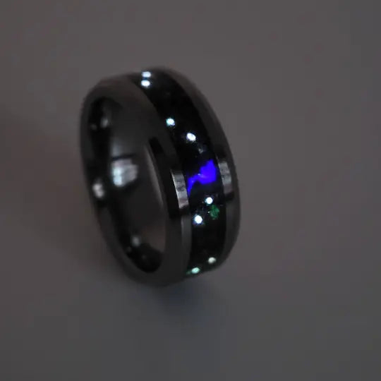 The Constellation Memorial Ring by Cotton Street Art Company, handmade jewelry detail photo 2