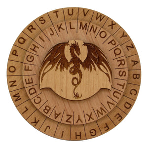 The Dragons Cipher Wheel - Escape Room Decoder Prop Creative Escape Rooms