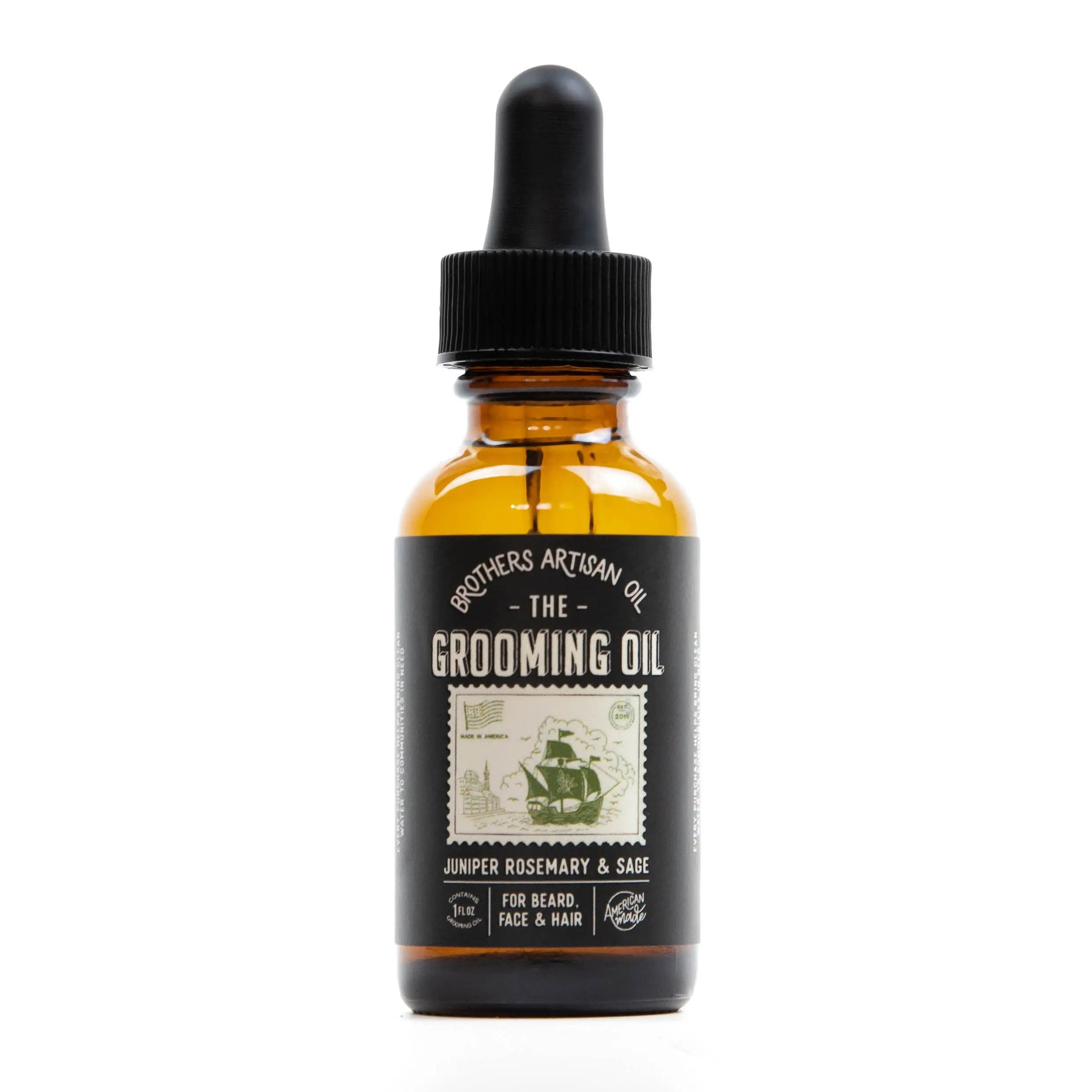 The Grooming Oil: Juniper Rosemary & Sage Brothers Artisan Oil