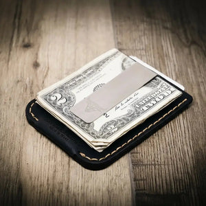 Bull Sheath Leather Keller Money Clip product view