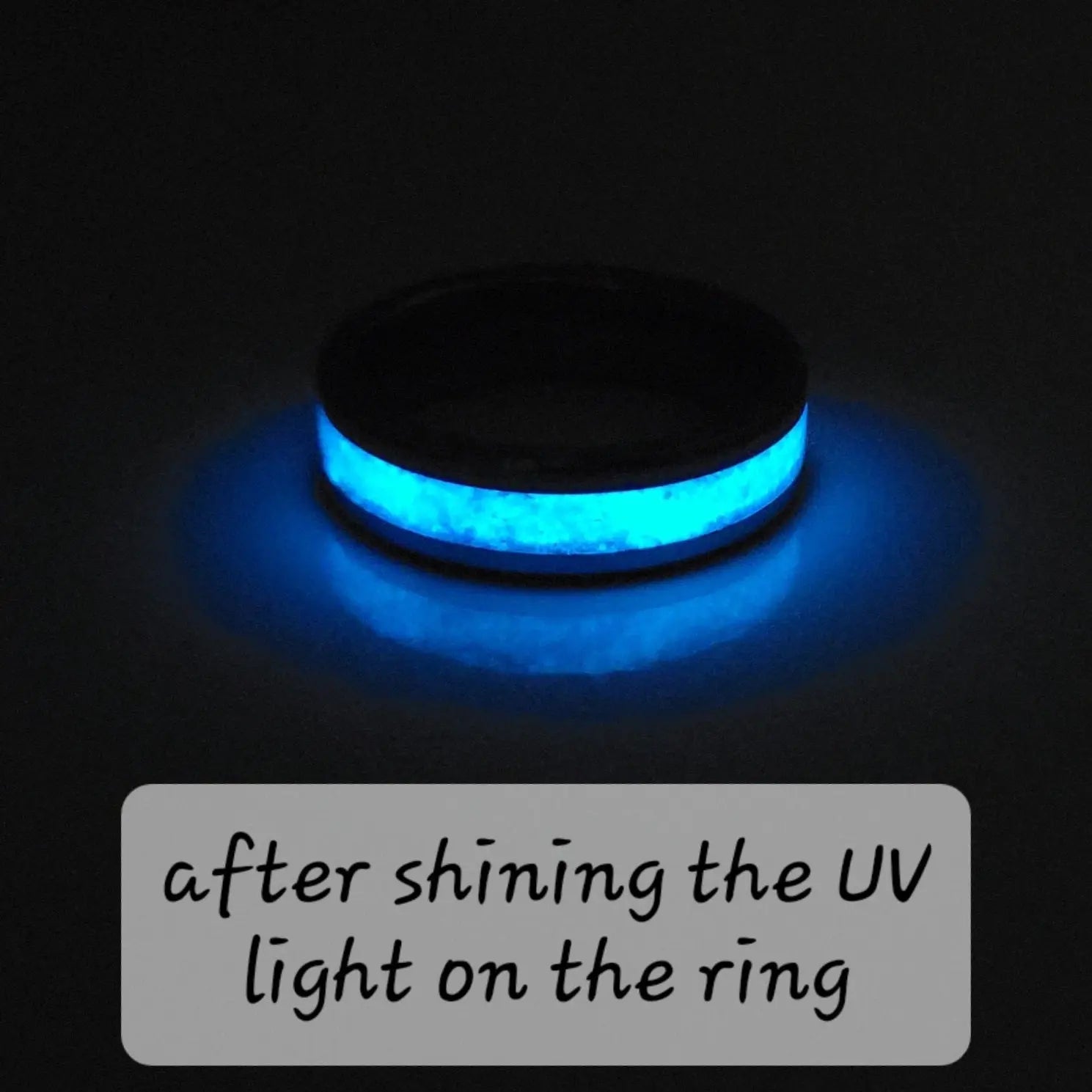 The Little Boy Blue Memorial Ring by Cotton Street Art Company, handmade jewelry main product photo