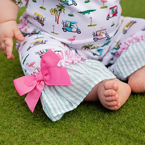 The Palms Girls Golf Romper Seven Lantern Lane