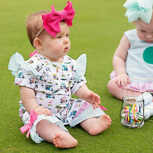 The Palms Girls Golf Romper Seven Lantern Lane