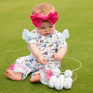 The Palms Girls Golf Romper Seven Lantern Lane