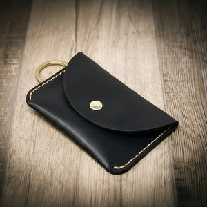 Bull Sheath Leather Richmond wallet with reinforced stitching
