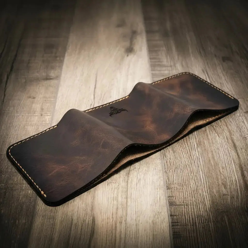 Trinity Trifold Wallet folded for compact everyday carry